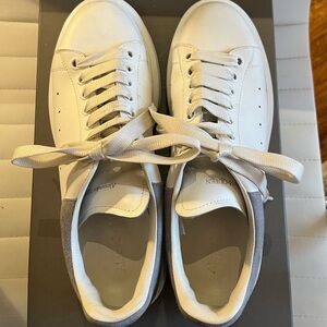 White Alexander McQueen Leather Sneakers -Women’s size 10